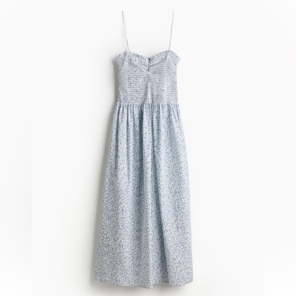 H&M Smocked-Bodice Dress